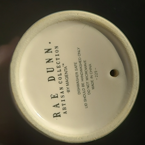 ☕️Rae Dunn WEEKDAY tall ceramic travel mug with lid - Picture 2 of 7